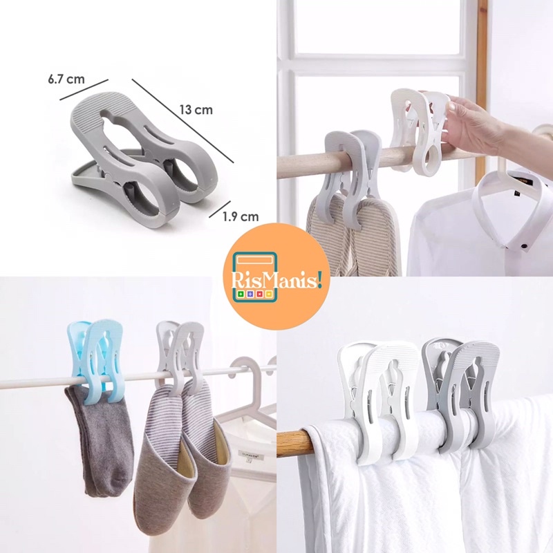 WINDPROOF CLOTHESPINS - Jepit Jemuran Tahan Angin Penjepit Jumbo Selimut Handuk Tebal Bebas Terbang