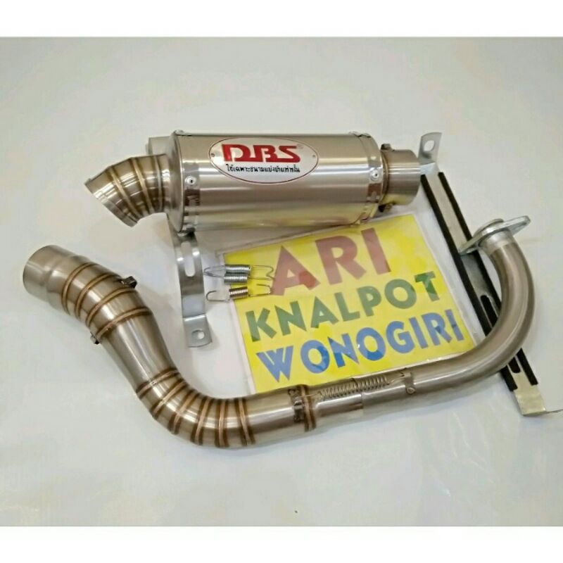 knalpot racing DBS bulat metic Mio soul GT Beat Scoopy Genio Vario