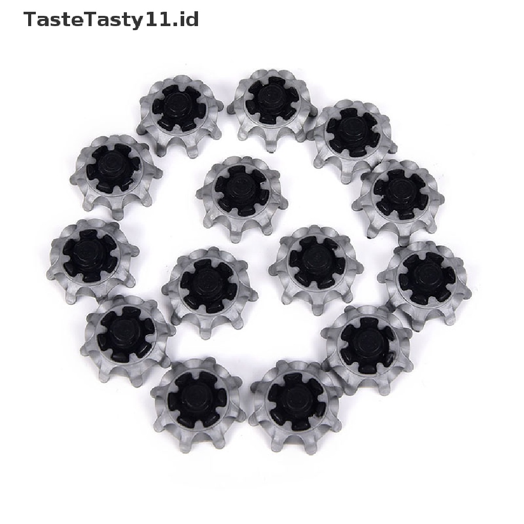 14pcs / Set Paku Sepatu Golf Pengganti Model Putar