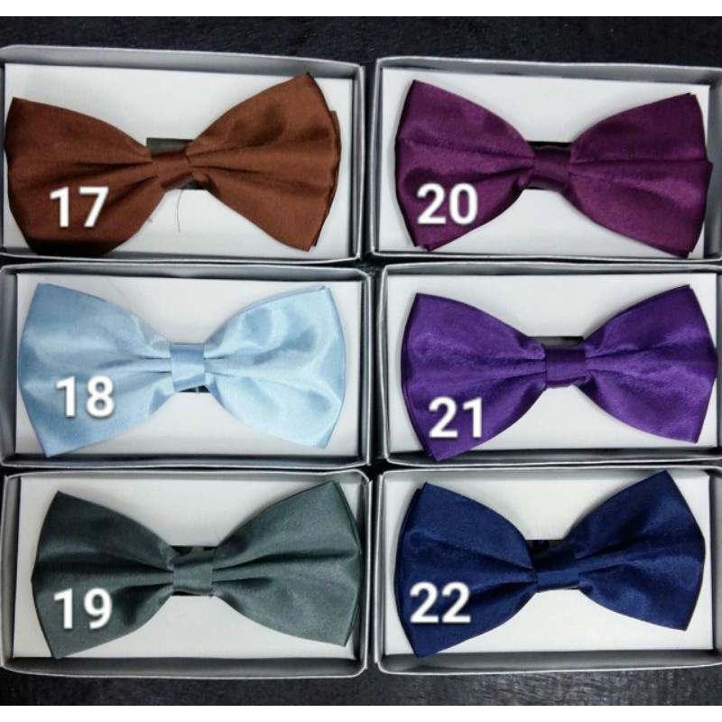 Dasi kupu-kupu IMPORT - Bowtie Import Warna Merah Hijau Biru Elektrik Orange Biru Pink Fanta Navy kupu2 kupu