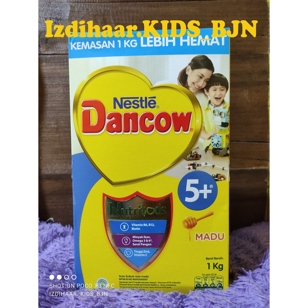 

DANCOW 5 PLUS MADU KEMASAN 1KG EXP 2022