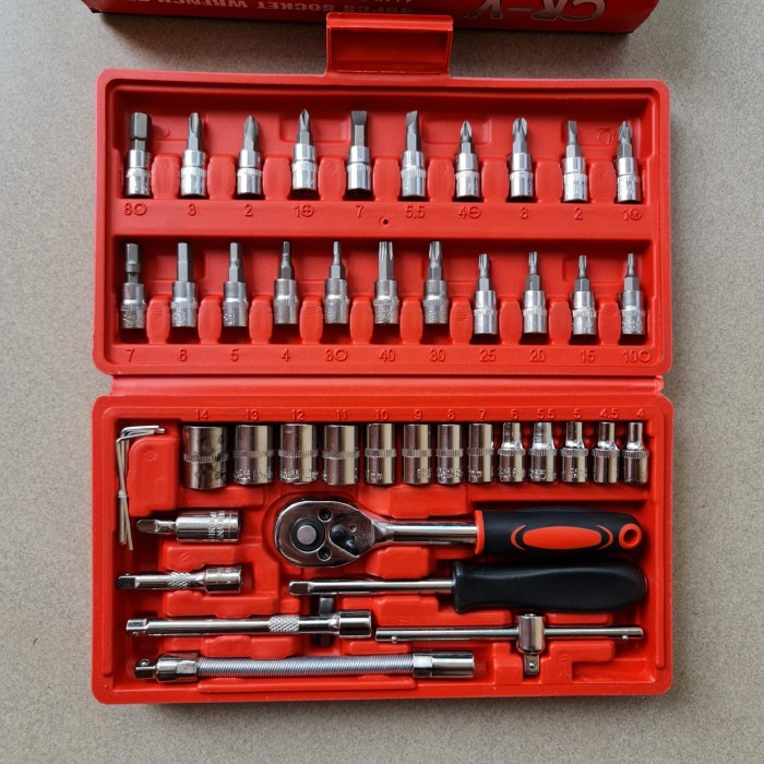KUNCI SOK SET 46PCS MURAH