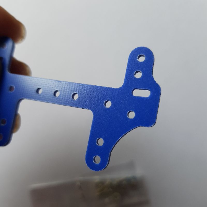 Rep Tamiya FRP Multi Reinforcing Plate / Multi Potong Blue