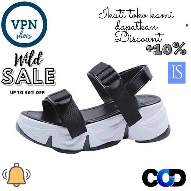 BG-832 |PVN x SPORT| CREAT - COD SANDAL WANITA KANVAS IMPORT 100% SANDAL KOREA SENDAL GUNUNG