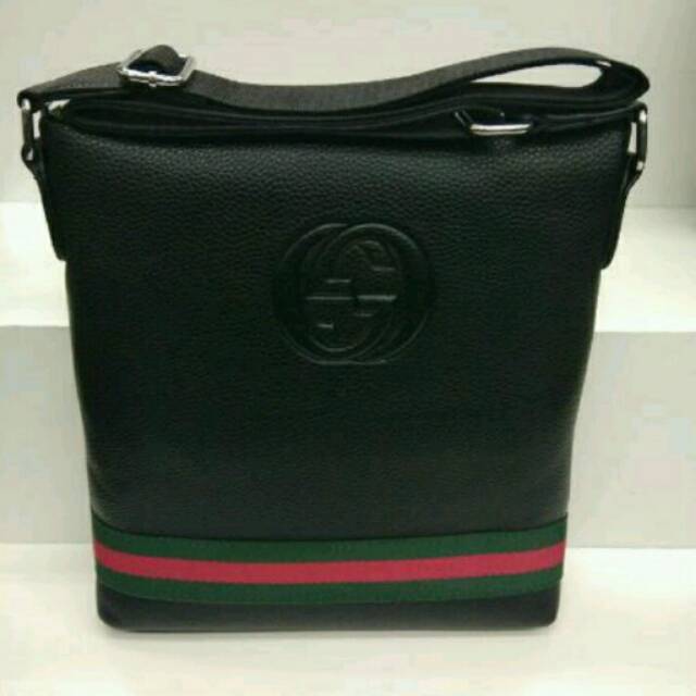 Tas slempang kulit pria dan wanita gucci