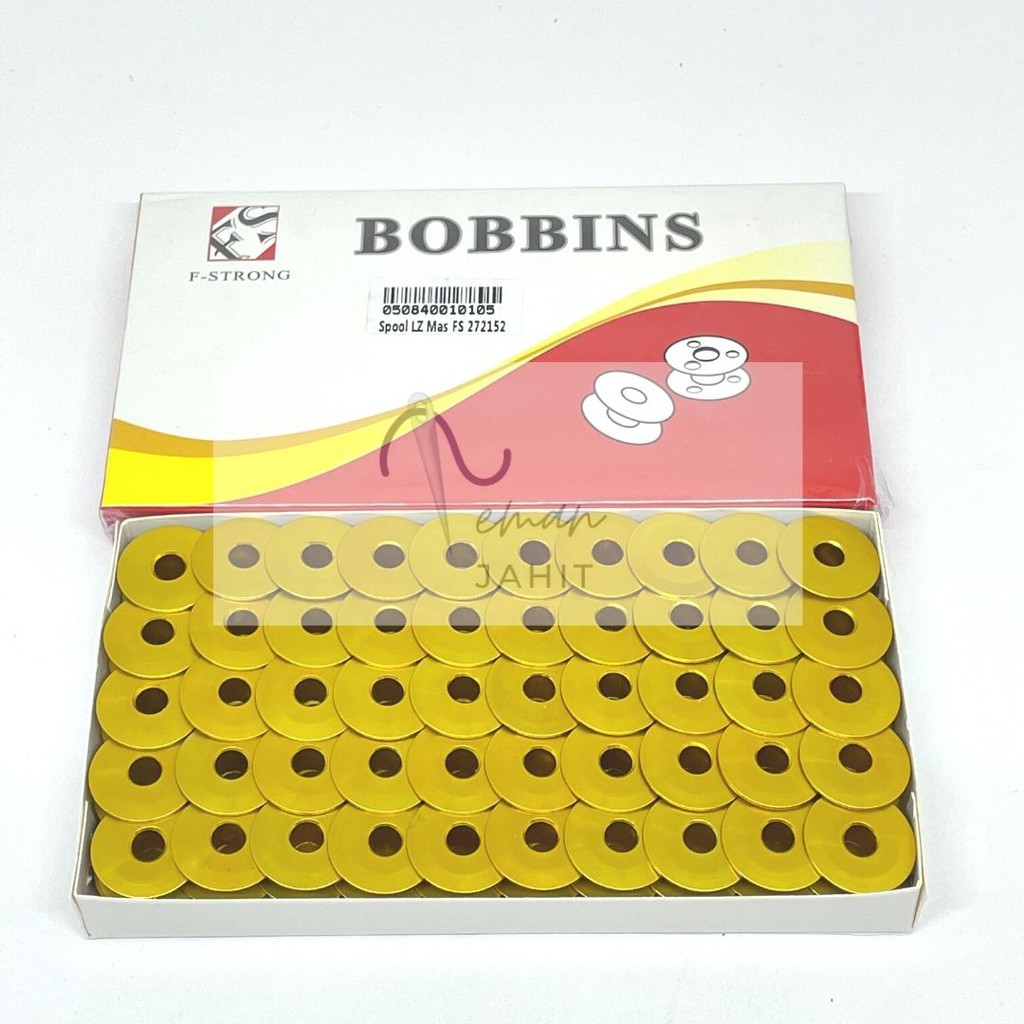 Spull Pool Aluminium / Bobbins Mesin Jahit High Speed - EMAS/GOLD-1