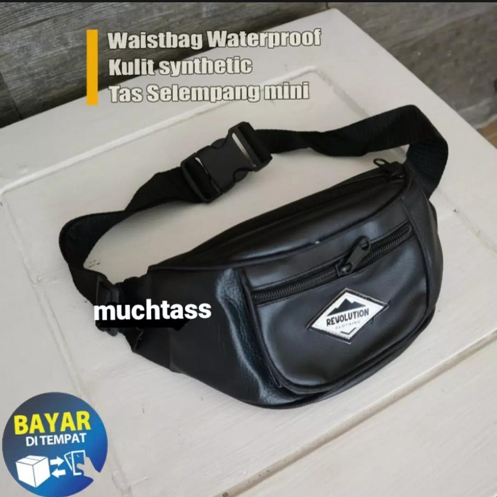 WAISBAG WATERPROOF (HARGA GLOSIR) TAS TERMURAH-TAS COWO-TAS WATERPROOF-TAS MINI-TAS PINGGANG-TAS HP