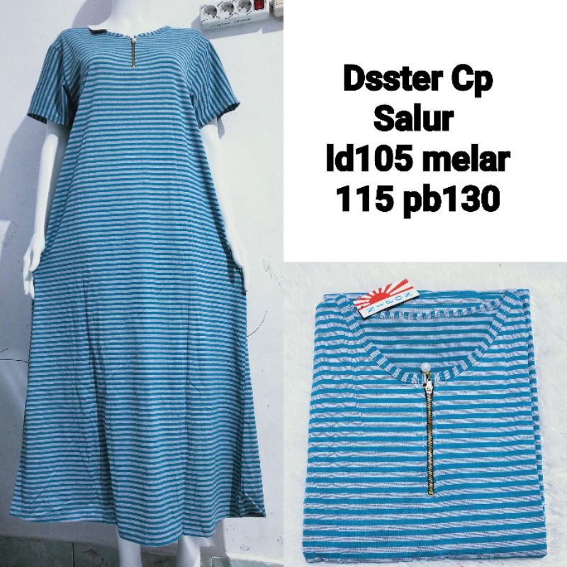 Daster Salur/Gamis Salur wanita lengan pendek