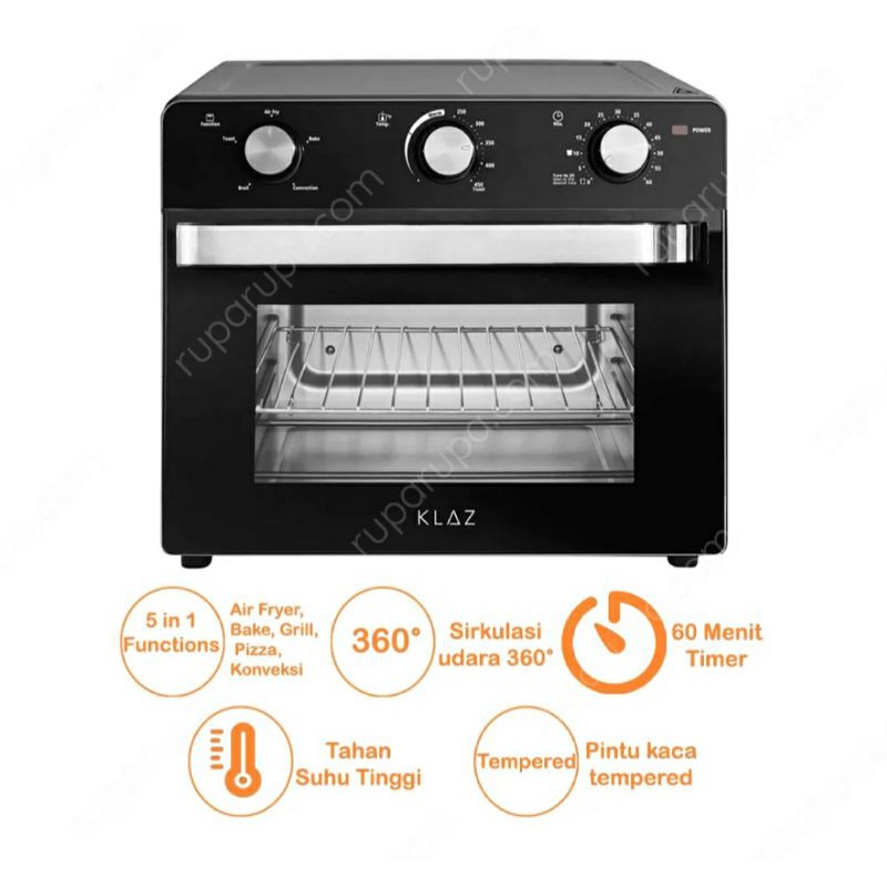 oven airfryer oven dengan airfryer 20ltr klaz