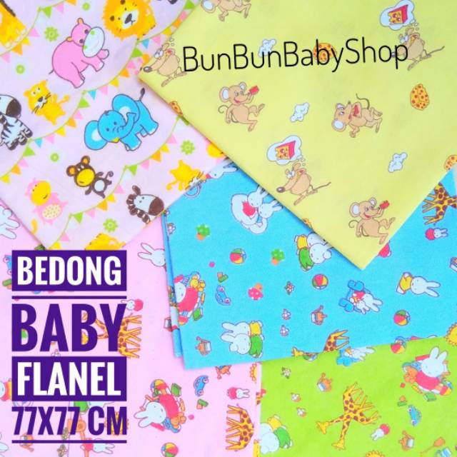 PREMIUM-KAHATEX 77x77cm Bedong Bayi Gedong Baby Perlengkapan Baru Lahir Newborn Murah Bunbunbabyshop
