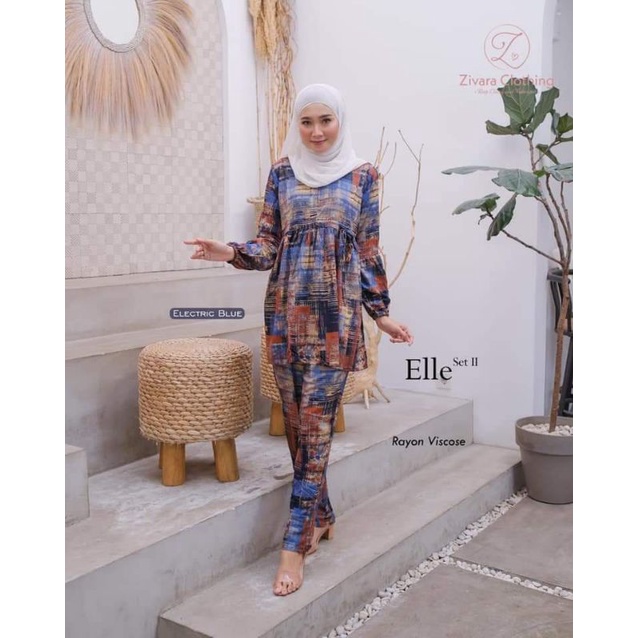 *ELLE SET*buat harimu tetap memukau dengan one set yang bikin kamu terlihat fresh dan nyaman di paka