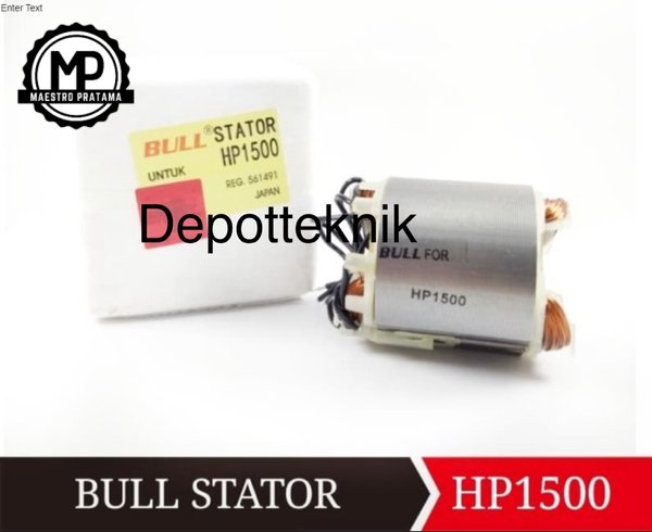 ORIGINAL Spull Dinamo Bull Stator HP1500 HP 1500 for mesin bor 13 mm makita drill