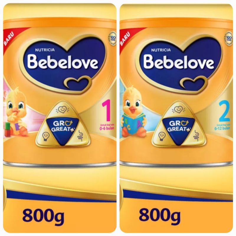 BEBELOVE 1 / 2  800gr kemasan kaleng