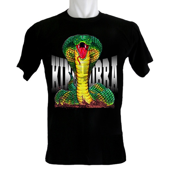 Indoshirt - Kaos Ular King Cobra Hijau - Bahan Katun - Kerah O - Ukuran 3XS sampai dengan 3XL - Bany