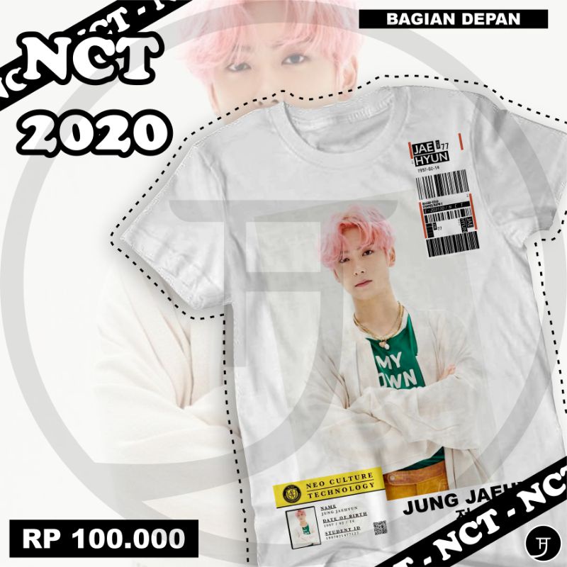 Kaos Desain NCT 2020 'Jaehyun'
