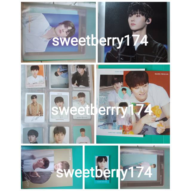 WANNA ONE HWANG MINHYUN OFFICIAL GOODS (POSTCARD/PHOTOCARD)