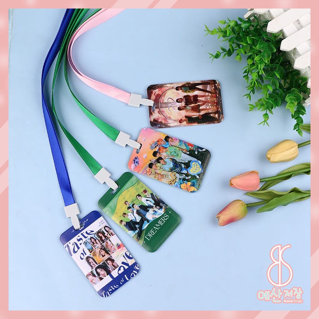 [BS] Gantungan ID Card Name Tag BTS Blackpink NCT Dream Twice TXT Aespa Stray Kids Seventeen Ateez -