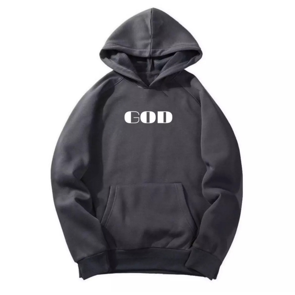 Sweater Hoodie Distro Life is GOD - Hoodie Premium Fleece Tebal - Hoodie Wanita - Hoodie Pria - Hoodie Bigsize Pulover M -3XL - Sweater Hoodie Terlaris 2022