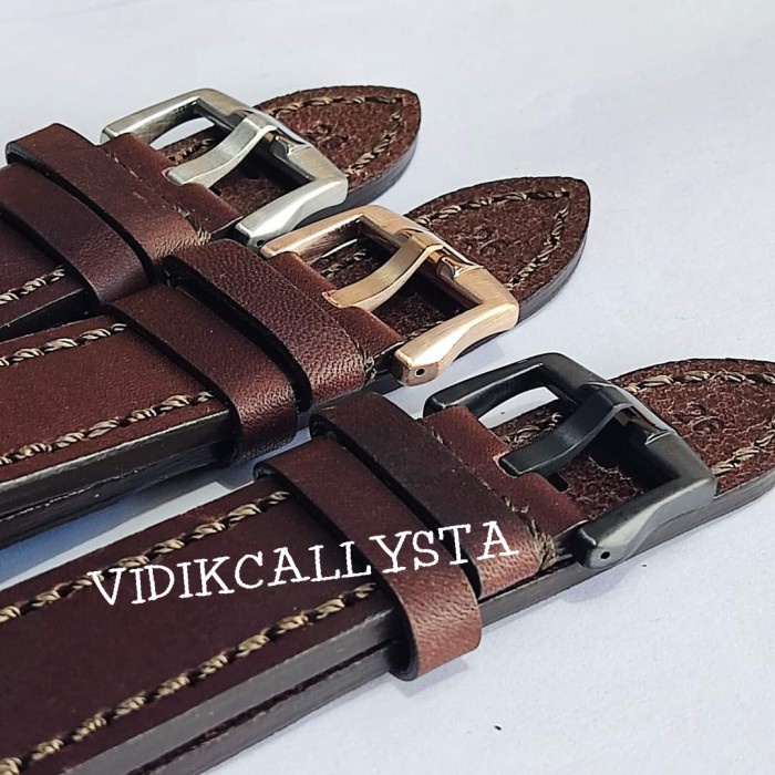 STRAP Tali jam tangan Kulit Asli 22mm 24mm 26mm Strap Jam Tangan 22 24 26 MM