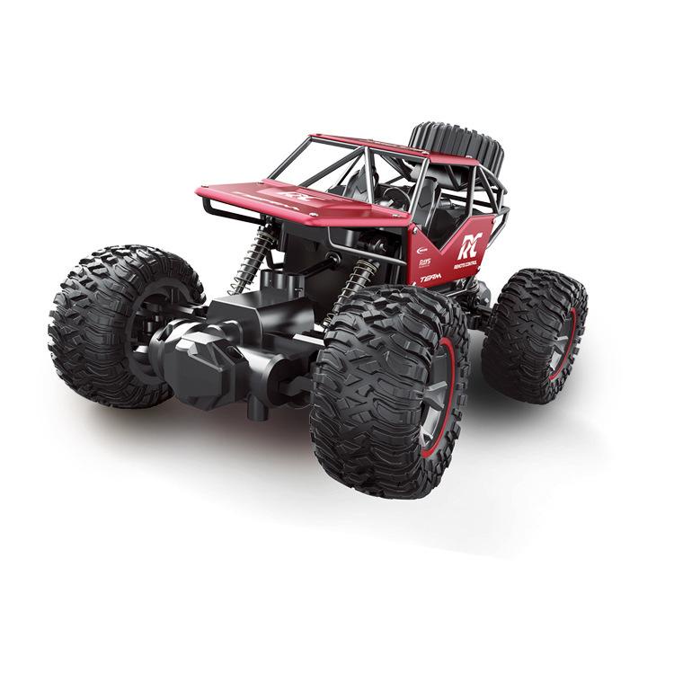 RC Remote Mainan Mobil Remote Control Rock RC Crawler Offroad Alloy Material 1:18 Mainan Mobil Remote Kontrol Alloy Mainan Mobil RC Alloy Car