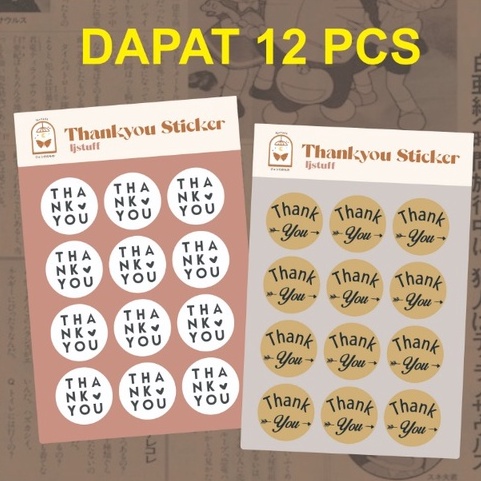 

Stiker Thankyou | Tinggal Tempel
