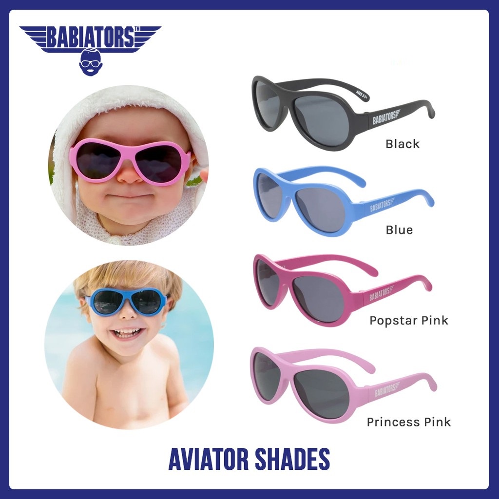 Babiators Aviator Sunglasess Warna Random Kacamata Anak - BAB