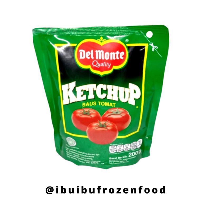 

DELMONTE TOMAT POUCH 200 GRAM