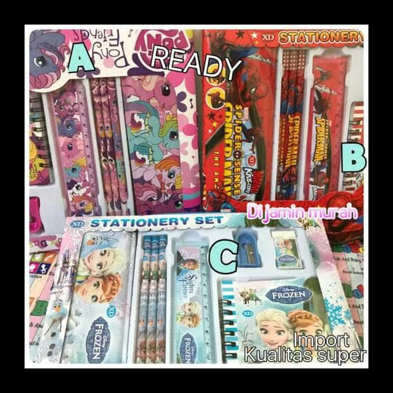 

DISKON STATIONERY SET BOX MURAHHHH PAKET ALAT TULIS TERMURAH PING LENGKAP