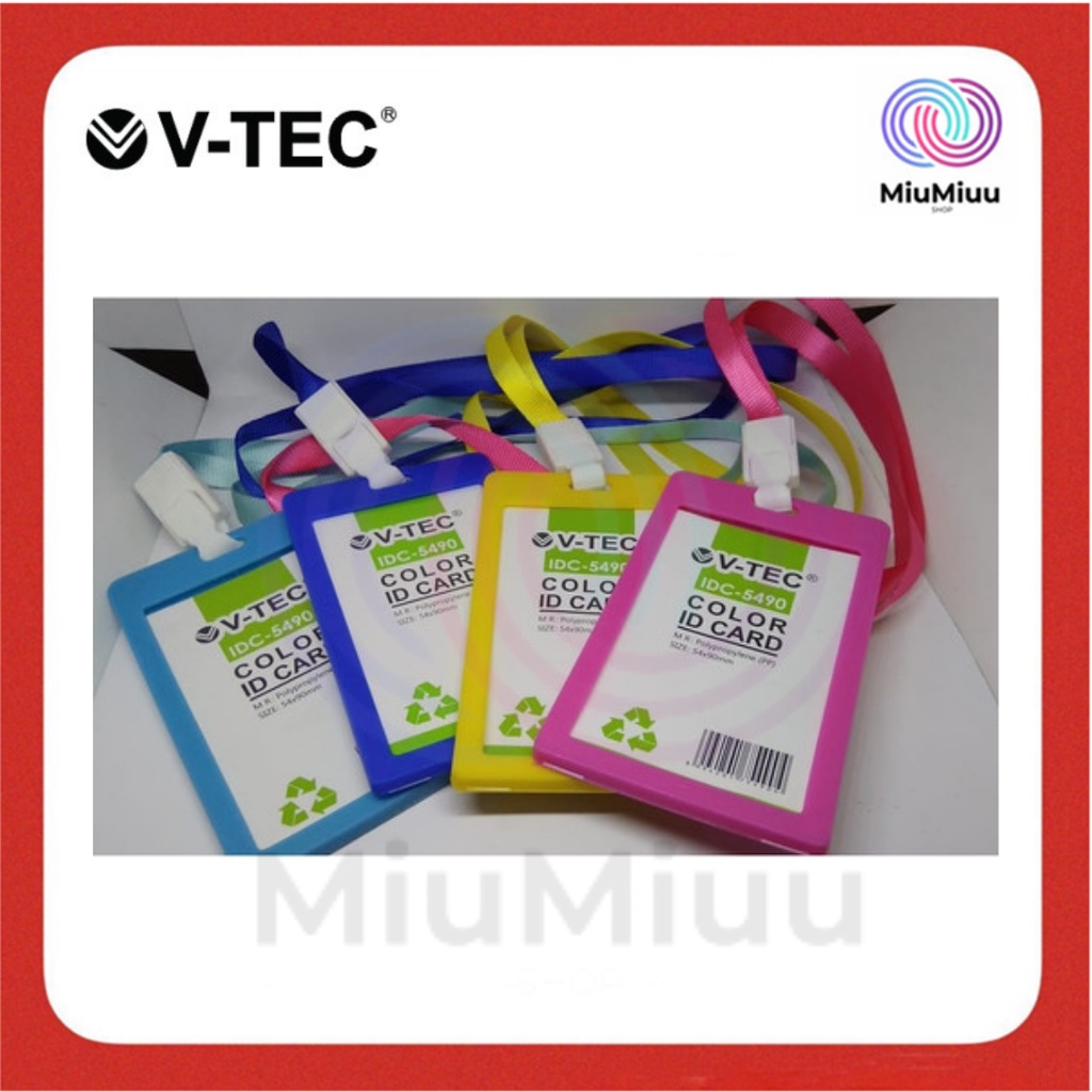 

ID CARD HOLDER + TALI NAME TAG TALI V-TEC IDC-5490