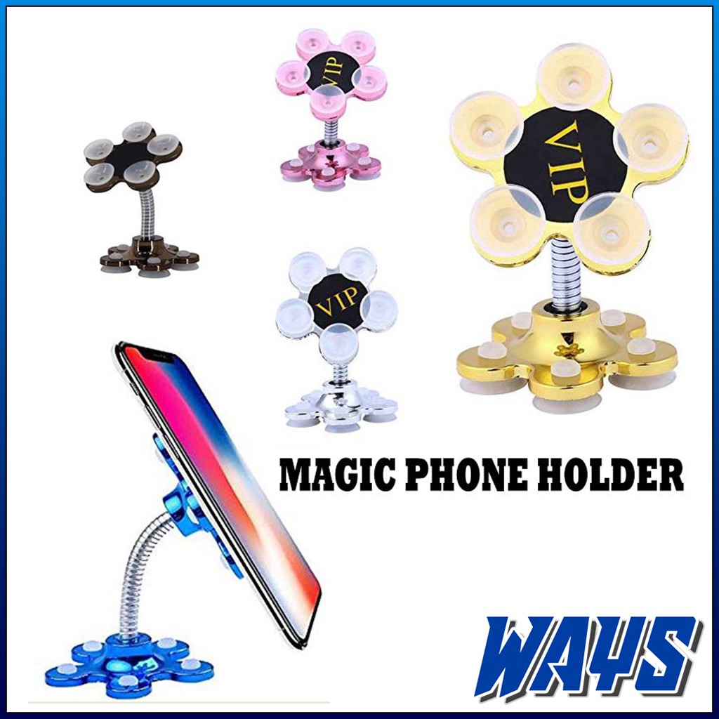 [Z102] Stand Holder Gurita HP Bunga Flexible Universal Gekko VIP Car Holder HP Flower