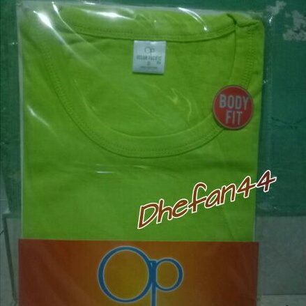 Kaos Polos OCEAN Pacific Pop Colour  OP Ready COD