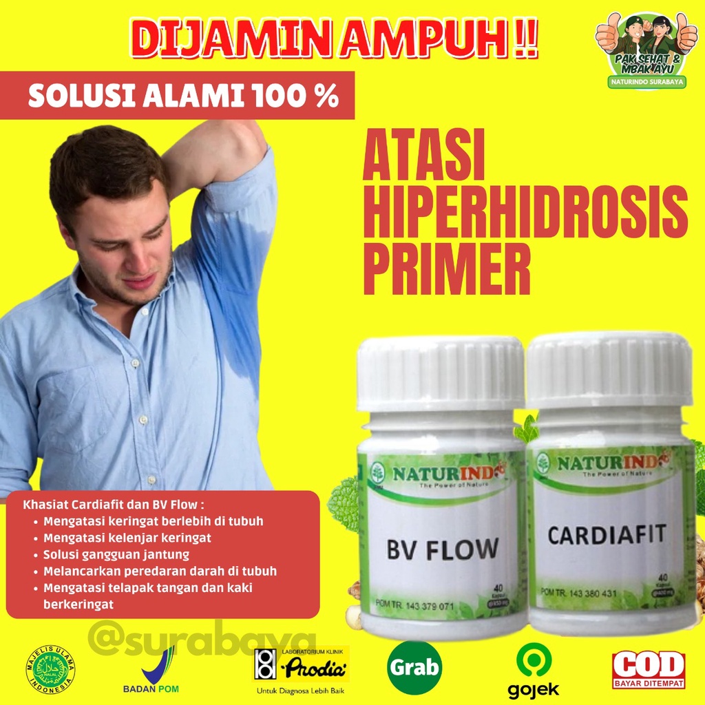Obat Jantung Koroner Obat Jantung Lemah Telapak Tangan Berkeringat Obat Jantung Herbal Jamu Jantung Sesak Nafas Obat Herbal Perawatan Jantung Jantung sering Berdebar Nyeri Dada sebelah Kiri Tradisional BPOM CARDIAFIT Naturindo Surabaya-HYPERHIDROSIS PRIMER