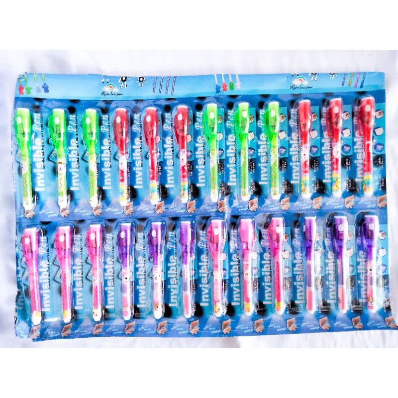 

Bulpen Contek Pena Pen Mencontek Lampu Peralatan sekolah pulpen AJAIB MURAH mainan pensil magic TULIS MENULIS invisible kids Anak anak Dynia Kids