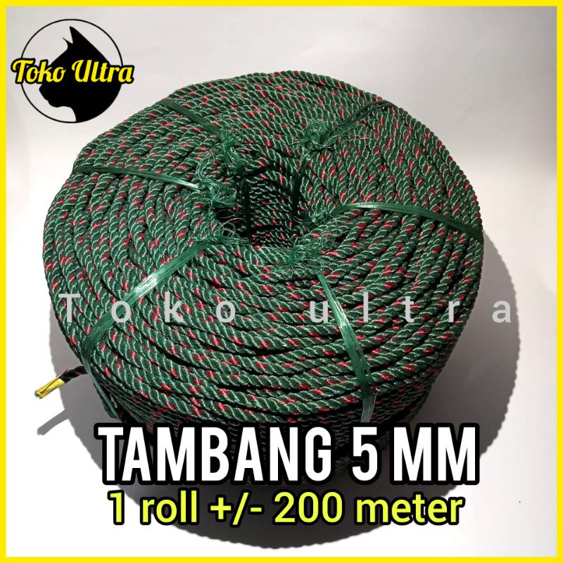 TAMBANG 5MM / TALI 5MM / TAMPAR 5MM / TALI TAMBANG 5MM / TALI PLASTIK 5MM / TAMBANG PROYEK 5MM / TAMBANG KAPAL 5MM / TALI JEMURAN / TAMBANG MURAH / TAMBANG COD / TALI MURAH / TAMBANG KILOAN / TAMPAR KILOAN / TAMBANG RODA IKAN / TALI FUMINDO 5MM