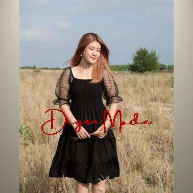 Smoke Dress Cantik | Dress Wanita | Dress Korea  Style | Baju Wanita Keren | Gaun Wanita Terbaru