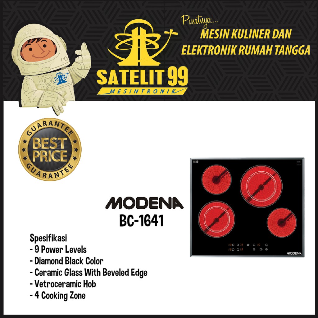 KOMPOR LISTRIK TANAM MODENA TYPE BC-1641