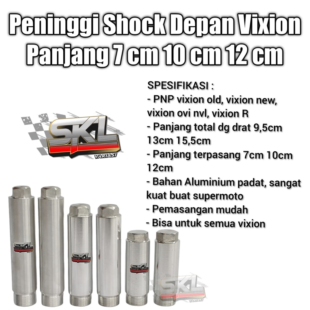 Peninggi Shock Depan Vixion Old New Nvl Nva R Sambungan Sok Shock Depan Vixion