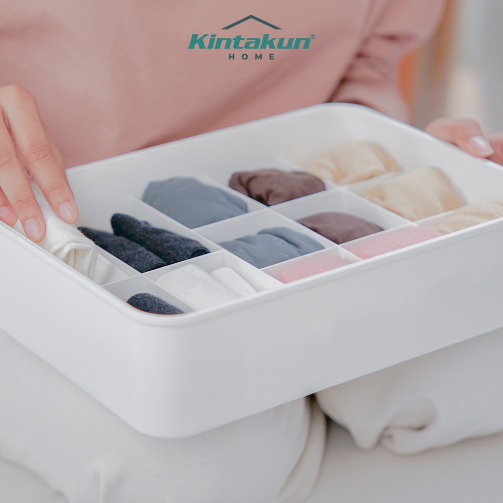 Kintakun Home Kotak Penyimpanan Pakaian Dalam Alie