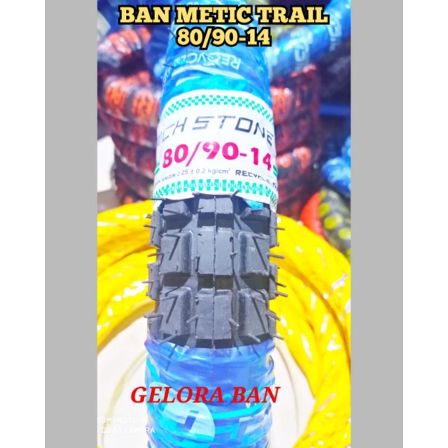 Terlaris Ban Motor Matic Trail 80/90-14 Ban Metic Ban Trail Ban Cangkul Ban Vario Mio Beat Semi