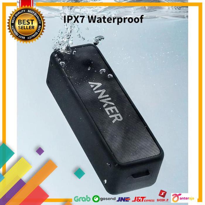 BIG SALE.. ANKER SOUNDCORE 2 BLUETOOTH 5.0 IPX7 PORTABLE WIRELESS SPEAKER A3105 ..TERMURAH