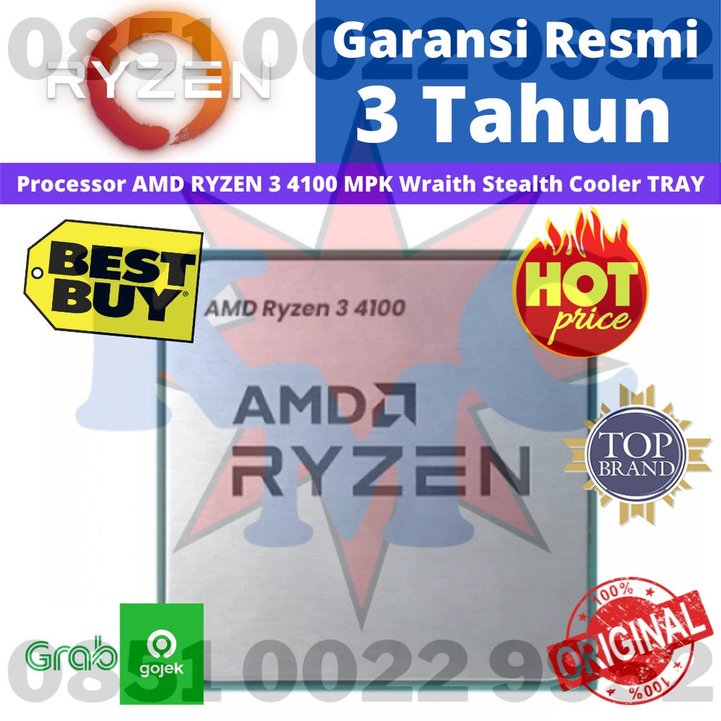 Processor AMD RYZEN 3 4100 MPK Wraith Stealth Cooler TRAY