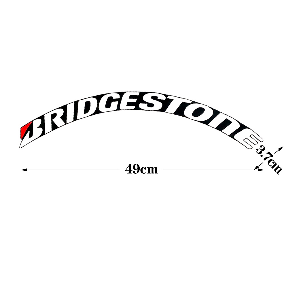 Stiker Huruf Ban Mobil Huruf Ban Mobil BRIDGESTONE 3D Karet Car Wheel Tuning Permanen Siam Decal