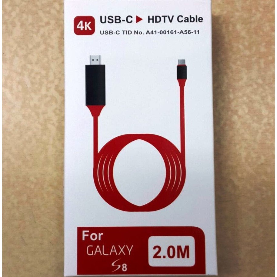 KABEL HDTV MIRRORING USB TYPE C TO HDMI 4K 2.0M FOR GALAXY S8 s9 note9