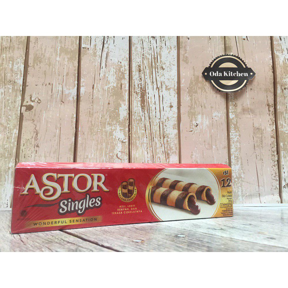 ASTOR SINGLES ISI 12 WAFER STICK COKELAT 216gr