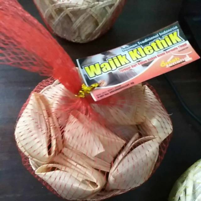 

Wajik Kletik keranjang klobot netto: 350gr (Omah Jenang Blitar)