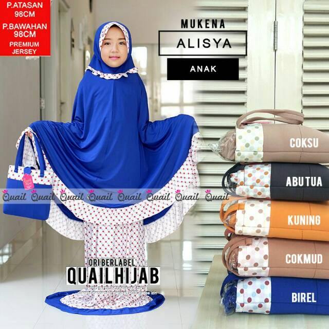 Mukena alisya kids