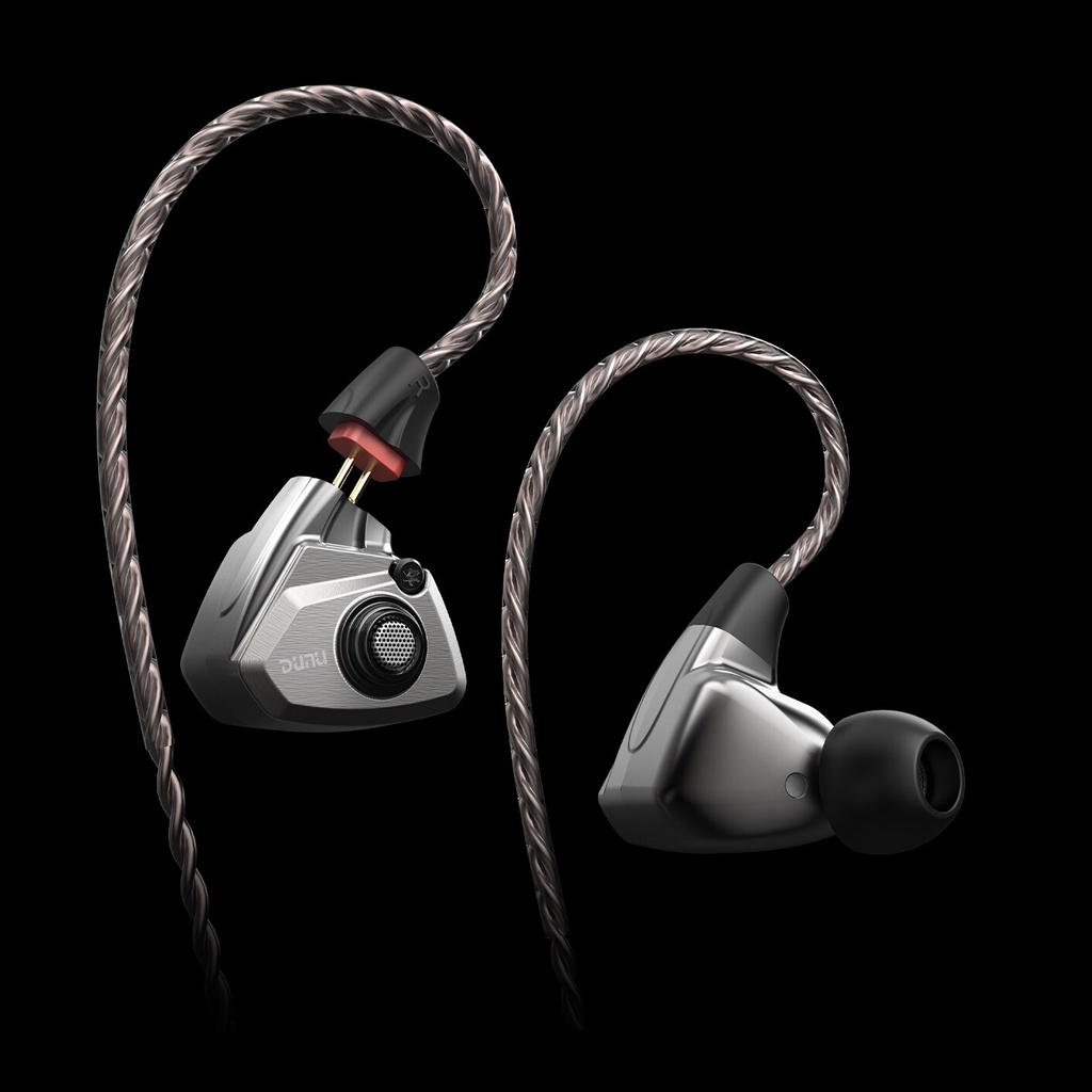 Dunu TITAN Kabel Konektor 2-pin Lapis Silver 11mm Untuk Earphone In-ear