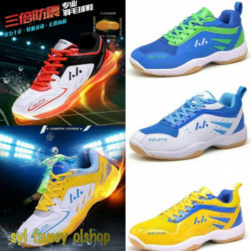 Badminton Lefus Shoes Original Sepatu Bulutangkis