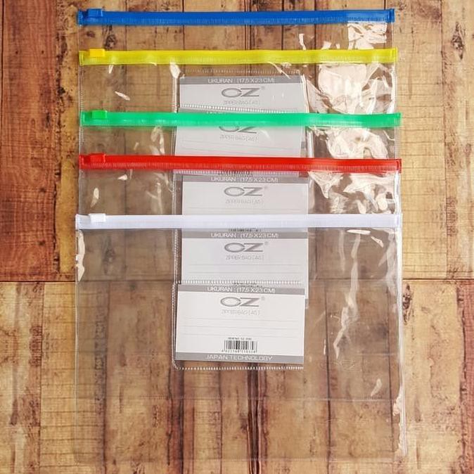 

Zipper Bag / Plastik PVC / Kantung / Kantong Map Dokumen MPZ-02