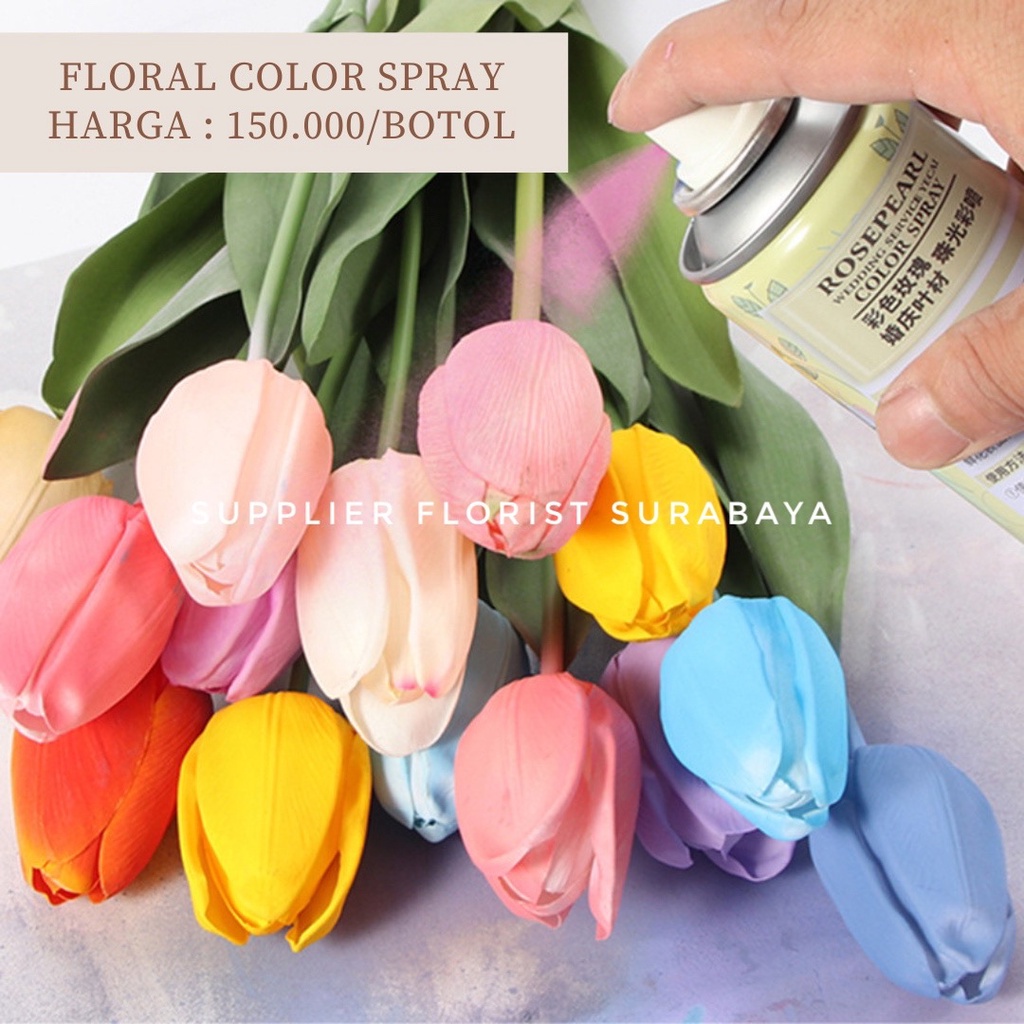 FLORAL SPRAY SEMPROT BUNGA CAT BUNGA ASLI FRESH FLOWER DESIGN MASTER